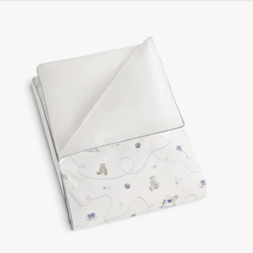 Little Toy Chest Baby Duvet - Ivory