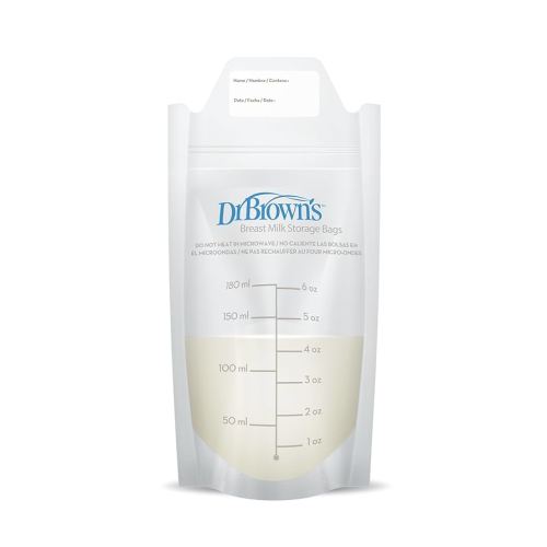 Dr. Brown's Breastmilk Storage Bags 100 Count (Pack of 1), Clear