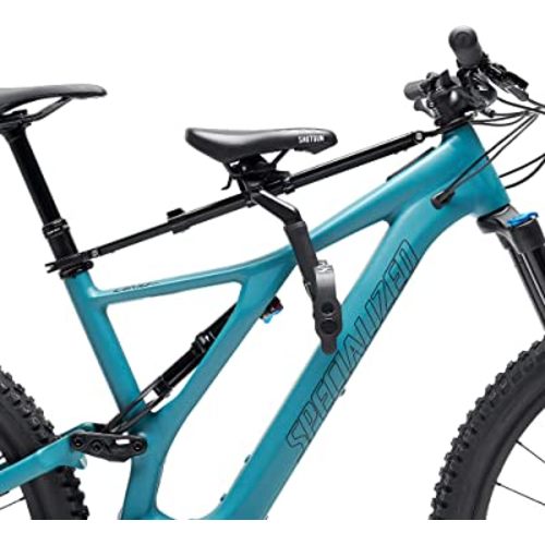 Kids Ride Shotgun - Front Mounted Child Bike Seat | Easy Install | Made for Mountain Bikes