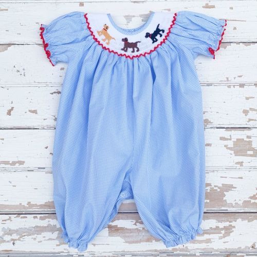 Smocked Lab Bubble - Dressie Jessie Smocking