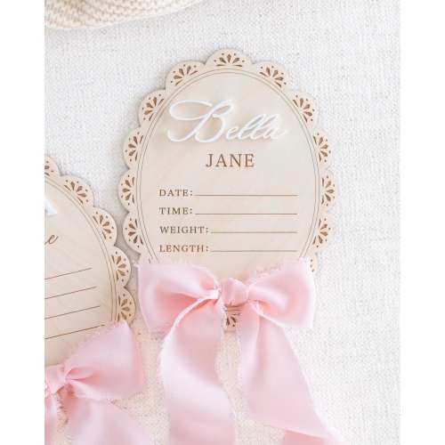 Birth Statistic Name Announcement Sign, Personalized Newborn baby Gift , hospital photo prop