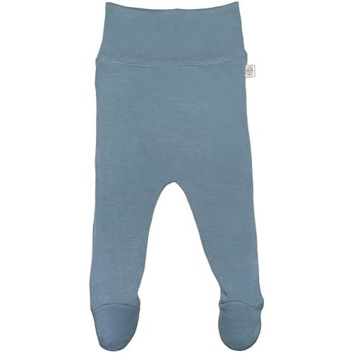 Woolino Baby Footed Romper Pants, 100% Merino Wool Baby Pants, Newborn Pants with Footies for Infant Boy & Girl