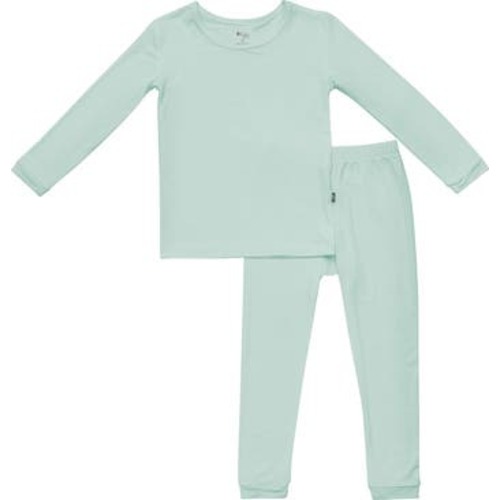 Kids' Solid Fitted Two-Piece Pajamas, 3T