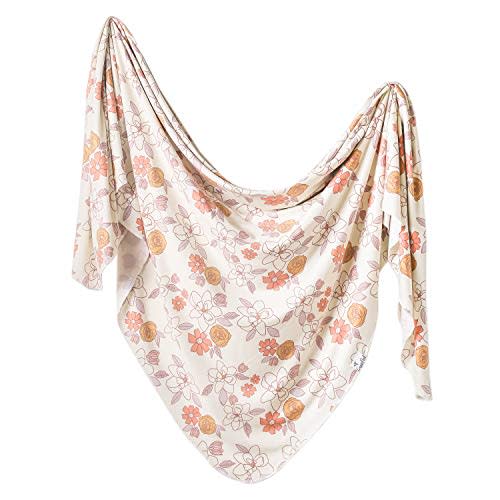 Copper Pearl Large Premium Knit Baby Swaddle Receiving Blanket Ferra