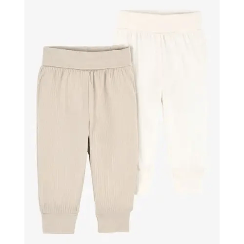 Baby 2-Pack PurelySoft Pull-On Pants - Carter's | Carter's