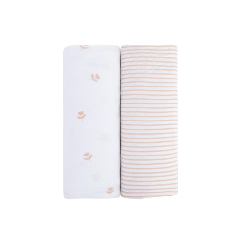 Baby Fitted Crib Sheet Set 2 Pack