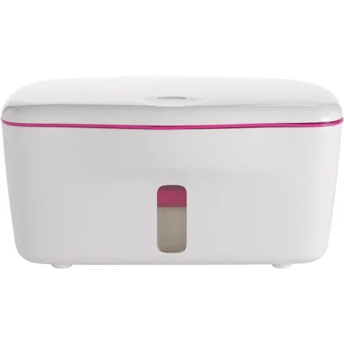 OXO Tot Perfect Pull Wipes Dispenser, ‎Plastic, Silicone, Pink
