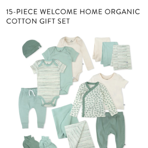 15-Piece WELCOME HOME Organic Cotton Gift Set | Honest Baby Clothing