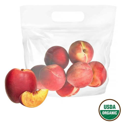 Fresh Organic Nectarines, 2 lb Bag
