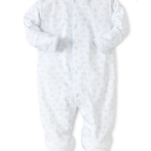 Kissy Kissy Blue Ele-Fun Footie