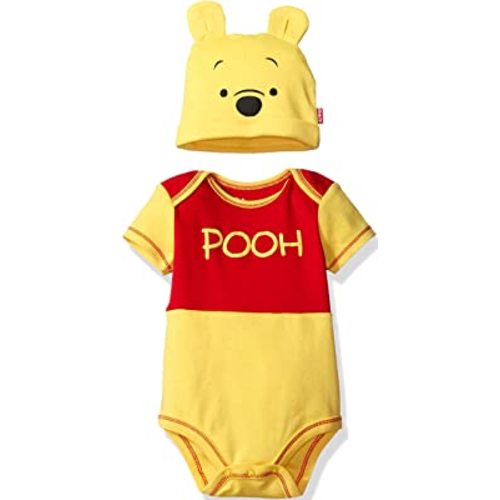 Disney Cosplay Baby Bodysuit & Hat Set Newborn to Infant Sizes