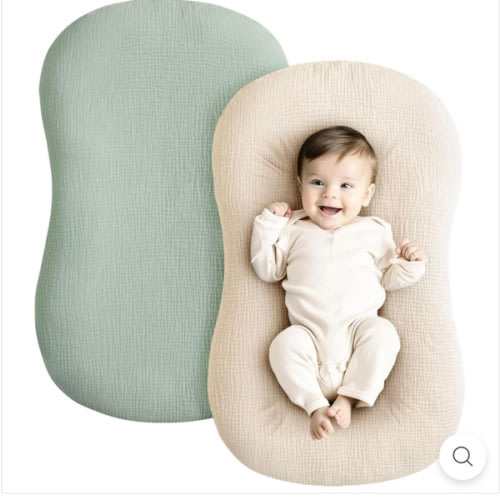 Muslin Baby Lounger Cover 2 Pack – KONSSY
