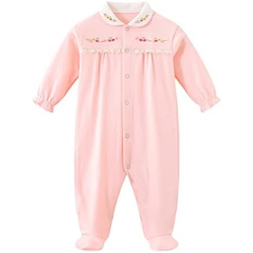 Infant Baby Girl Boy Onesie Cotton Newborn Outfit Bodysuit Jumpsuit Long Sleeve Romper