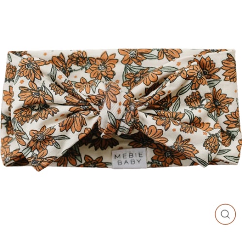 Cream Magnolia Bamboo Head Wrap
