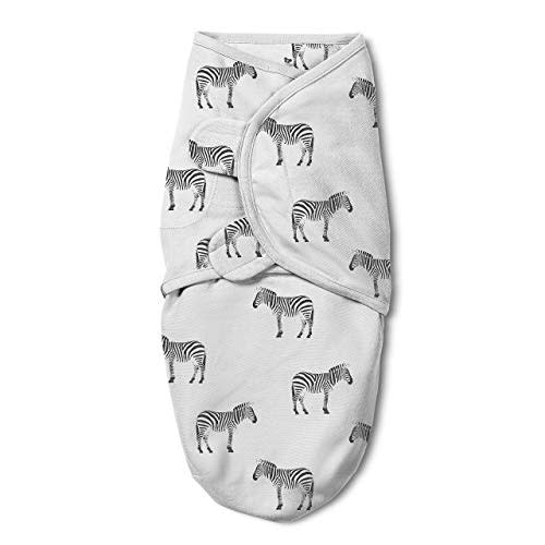 SwaddleMe Luxe Easy Change Swaddle - Small/Medium, 1 Pack, Zebra, 0-3 Months
