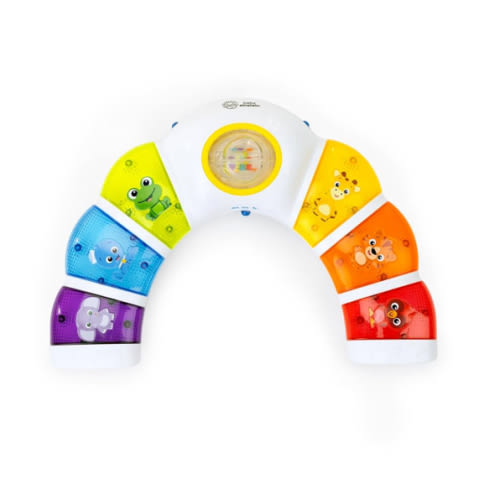 Baby Einstein Glow & Discover Light Bar Musical Activity Station and Tummy Time Toy, Montessori Cause and Effect Early Learning for 3-36 months