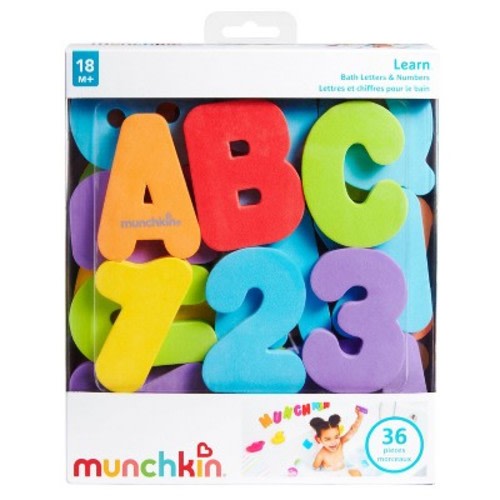 Munchkin Bath Letters and Numbers - 36ct Bath Toy Set