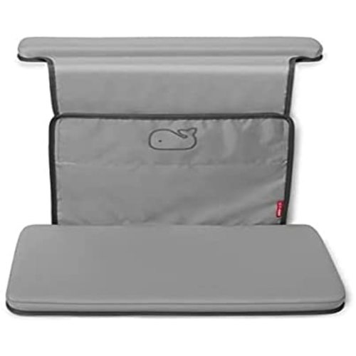 Skip Hop Baby Bath All-in-One Elbow Saver and Kneeler, Moby, Grey