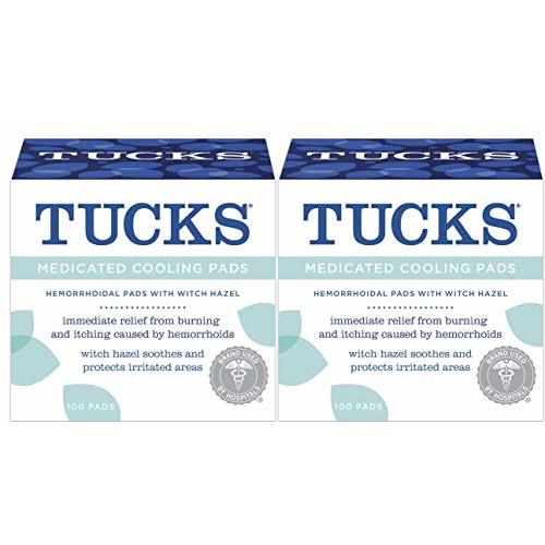 Tucks Md Cool Hemorrhoid Pad, 100 count (Pack of 2)