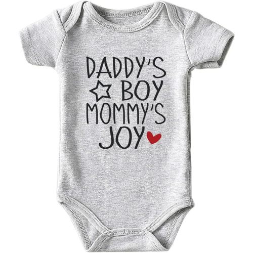 Daddy'S Boy Mommy'S Joy Daddys Boy Baby Clothes Mamas Boy Infant Boys Clothes Baby Boy'S Clothing