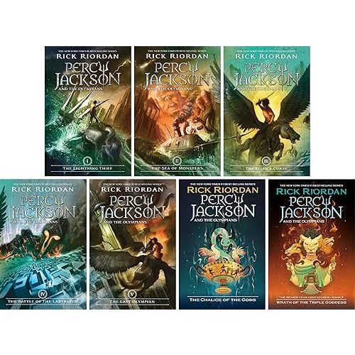 Percy Jackson and the Olympians Hardcover Collection (7 Books)