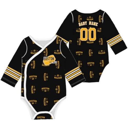 Custom Personalized Baby Long-Sleeve Bodysuits,Baby Clothes,Newborn Cotton Bodysuits,Nice Gift For Baby!