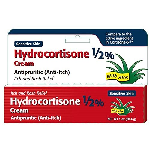 Cream With Aloe for Sensitive Skin, 1 oz Each (Pack of 2)Y