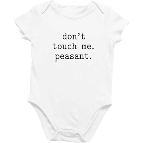 Printique Organic GOTS Certified Baby Onesie Unisex Bodysuit 0-18 months - Funny Quotes