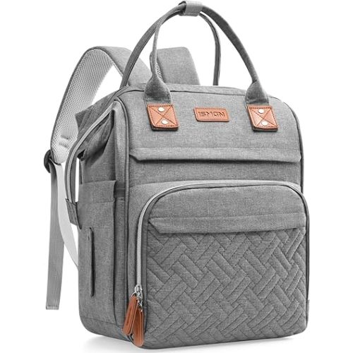 Diaper Bag Backpack, Large Diaper Bag, Multifunctional Diaper Bag, Baby Bag, Gray