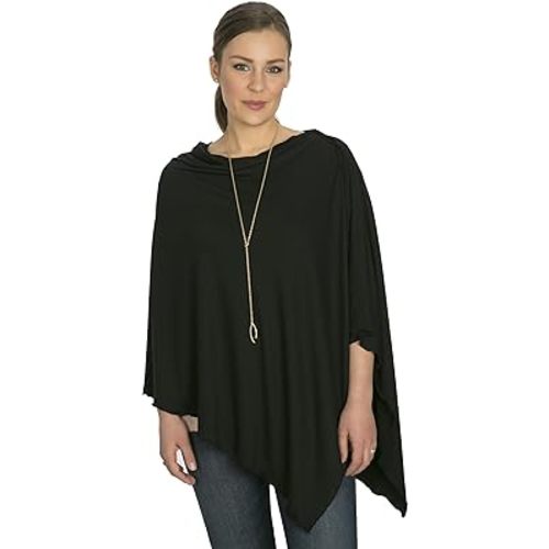 Bamboobies Women’s Nursing Cover, Maternity Clothing for Breastfeeding, Black, One Size Fits All