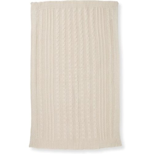 Burt's Bees Baby Infant Blanket, Cable Knit, Made with 100% Soft Breathable Organic Cotton, Nursing Blankets, Machine Wash Baby Newborn Essentials, Size 30 x 40 Inch