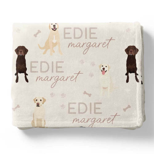 Personalized Kids Blanket | Lab
