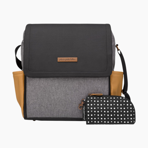 Petunia Pickle Bottom Boxy Diaper Bag  Backpack - Camel/Graphite