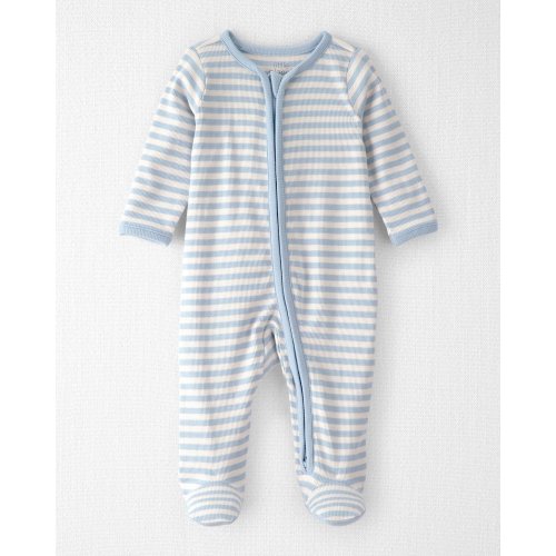 Baby Organic Cotton Sleep & Play Pajama in Stripes - Little Planet | Carter's