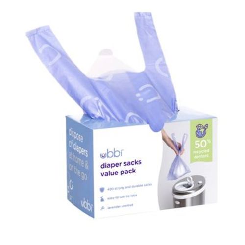 Ubbi Diaper Sacks 400ct Diaper Pail Liners And Disposal Bags - Blue