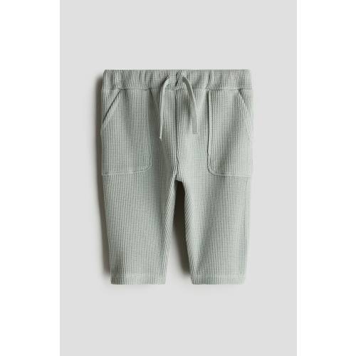 WAFFLED COTTON JOGGERS
