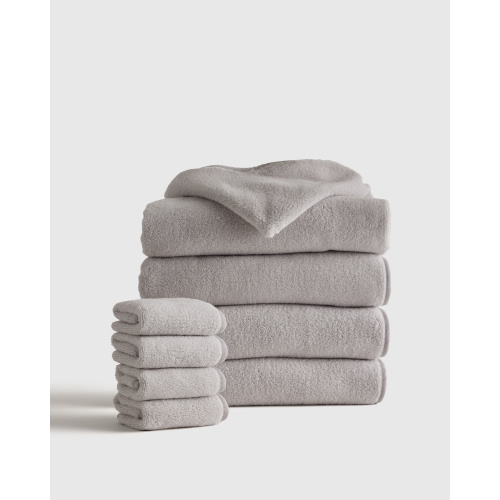 Organic Turkish Cotton Kids Bath Bundle 8-Pack in White