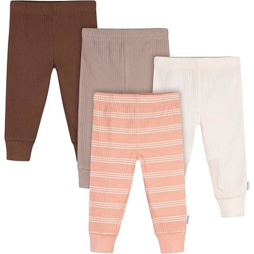 Gerber Baby Girls' Multi-Pack Active Pants Set