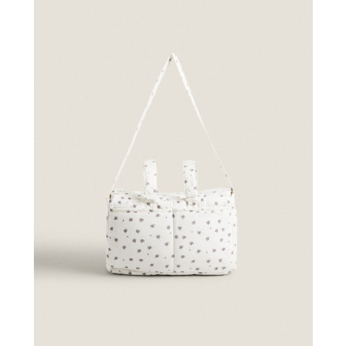 FLORAL PRINT DIAPER BAG