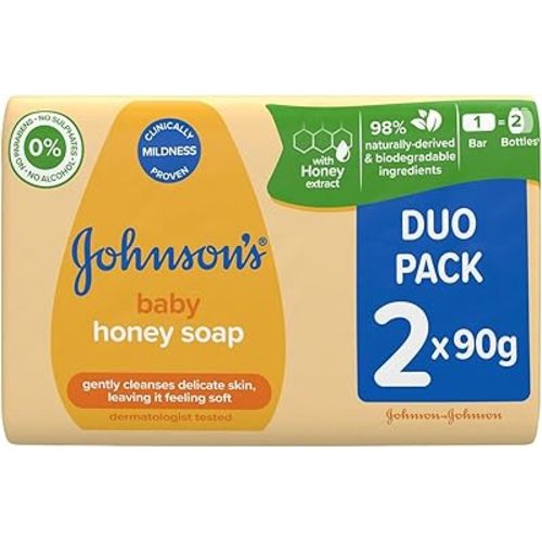 Johnson's Baby Honey Soap 2 x 90 g
