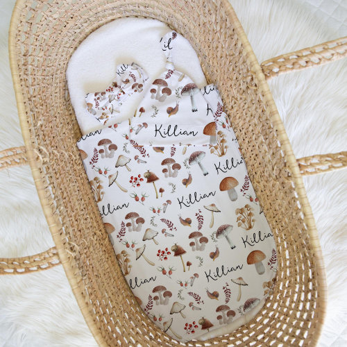 Custom Mushroom Swaddle