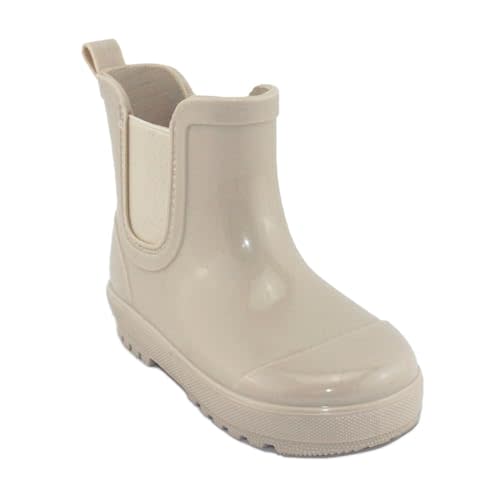 BEARPAW Toddler Rain Boots, Waterproof Rubber Kids Rainboot, Girls/Boys Light Water Shoes for Muddy Park/Hiking