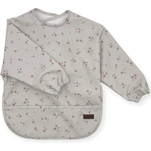 Long sleeve Bib for Girl Boy Baby Toddler 6-24 M Essential Must Have for Eating Feeding Baby Led Weaning Mess Free
