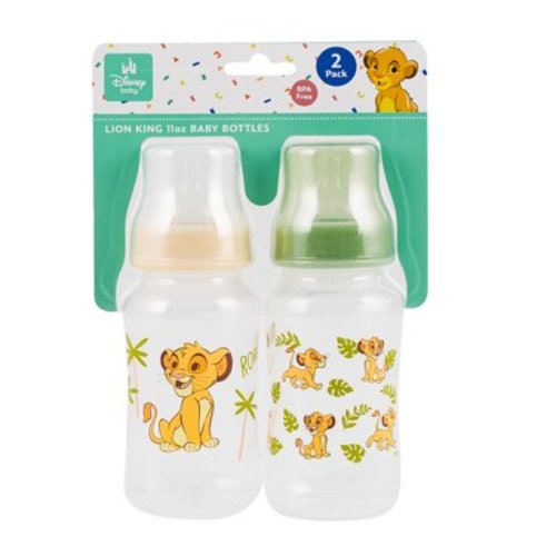 Disney Lion King 2pk 11oz Baby Bottles- Simba Roar, BPA FREE
