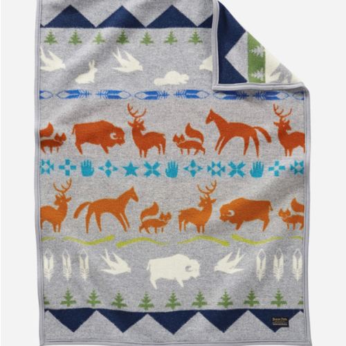 PENDLETON SHARED PATHS CRIB BLANKET