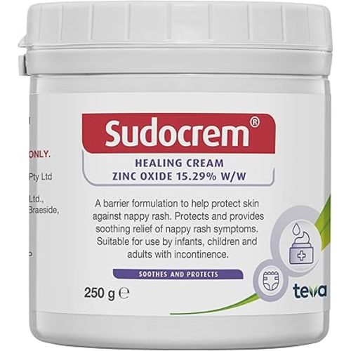 SUDOCREM - Healing Cream | Soothes & Protects against Nappy Rash | 250g