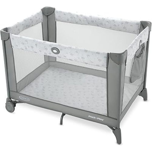 Graco Pack n Play Portable Playard, Reign with Compact Fold and Mesh Storage