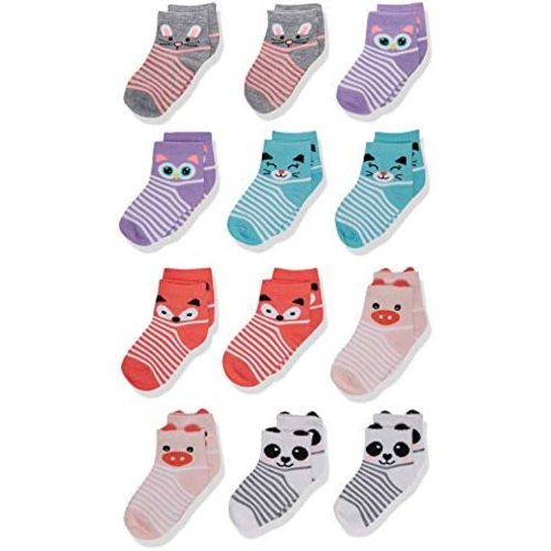 Cherokee Baby Girls' 12 Pack Shorty Socks