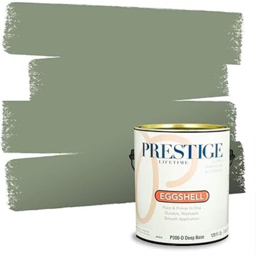 PRESTIGE Interior Paint and Primer in One, Garden Sage, Eggshell, 1 Gallon