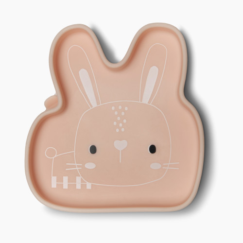 Loulou Lollipop Born to be Wild Silicone Snack Plate - Bunny